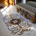 Modern marble waterjet medallion pattern for floor tile designs sale